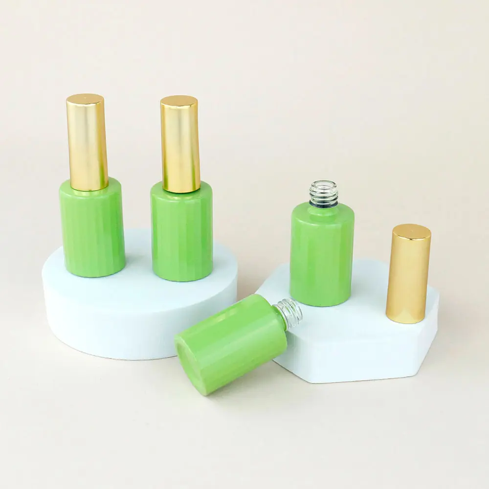 Green Nail Polish Bottle