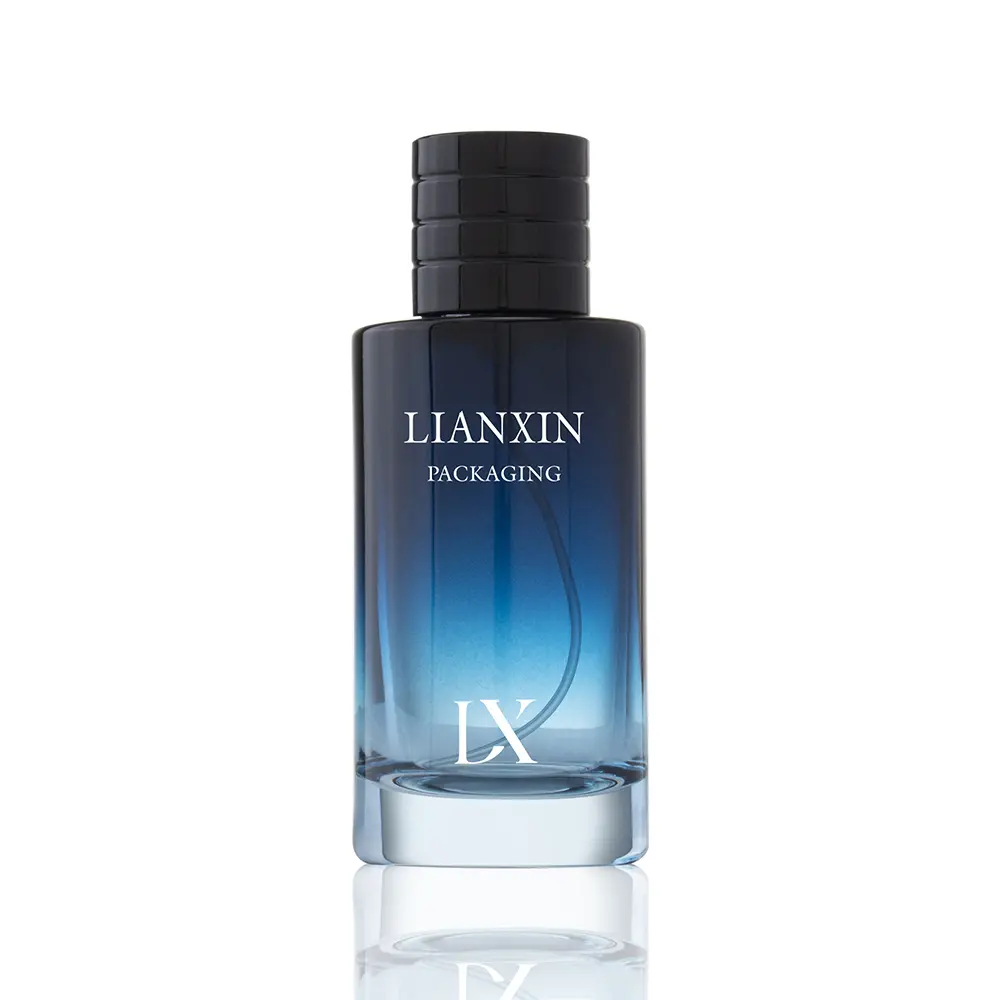 Blue Round Perfume Bottle