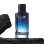 Blue Round Perfume Bottle - 1