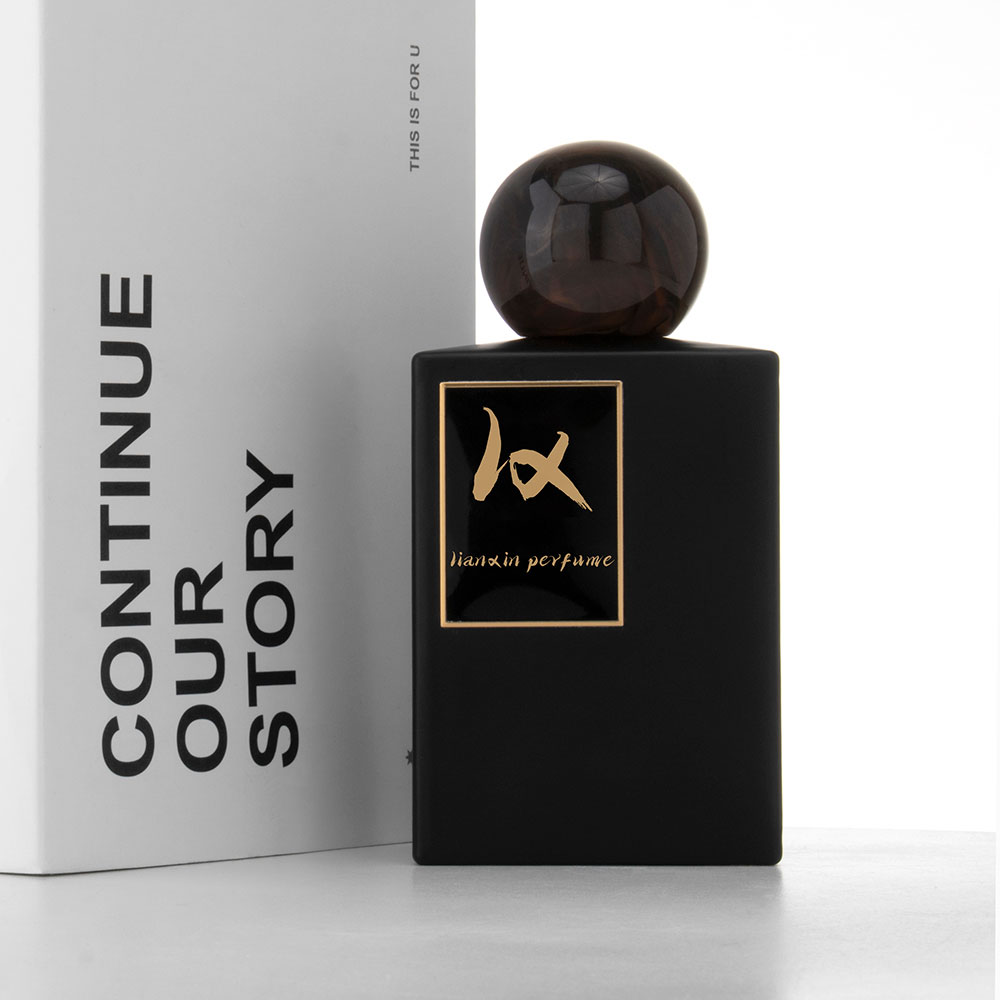 75ml black square perfume bottle