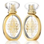 Gold Oval Shaped Perfume Bottle - 1