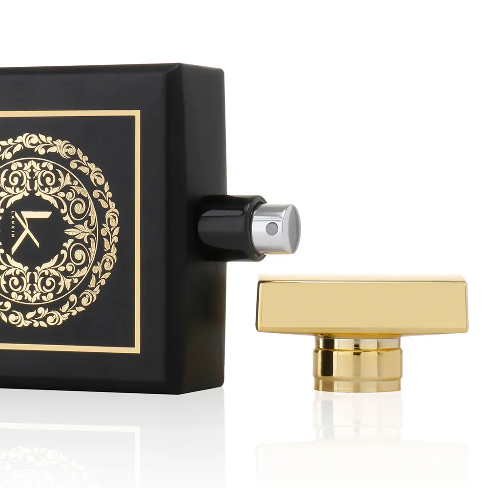 Men’s Cologne Black Square Bottle
