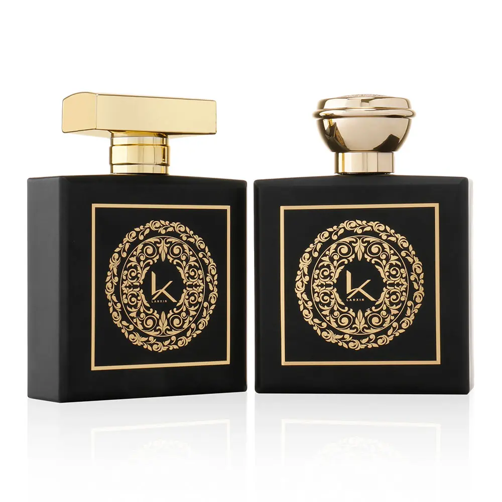 Men’s Cologne Black Square Bottle