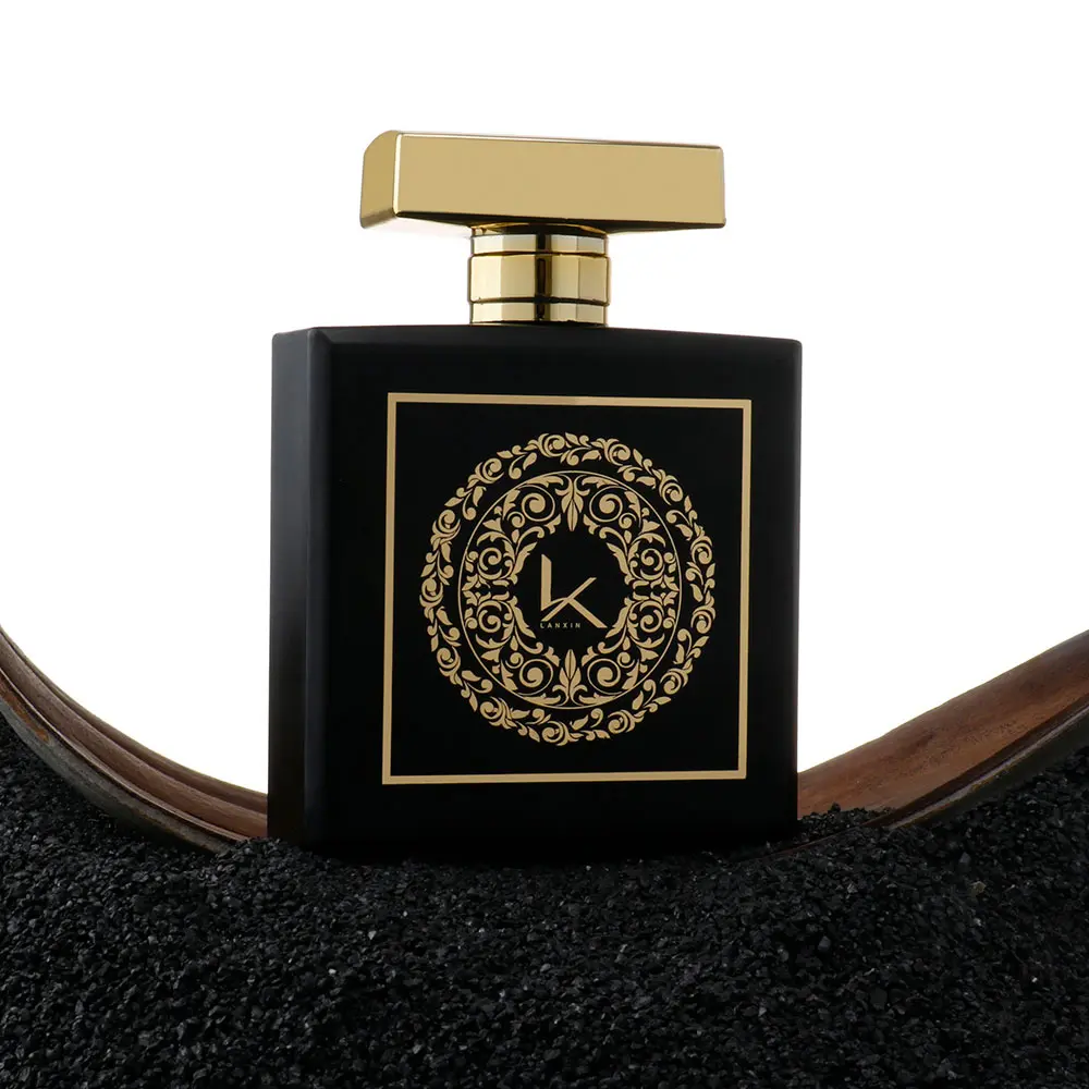 Men’s Cologne Black Square Bottle