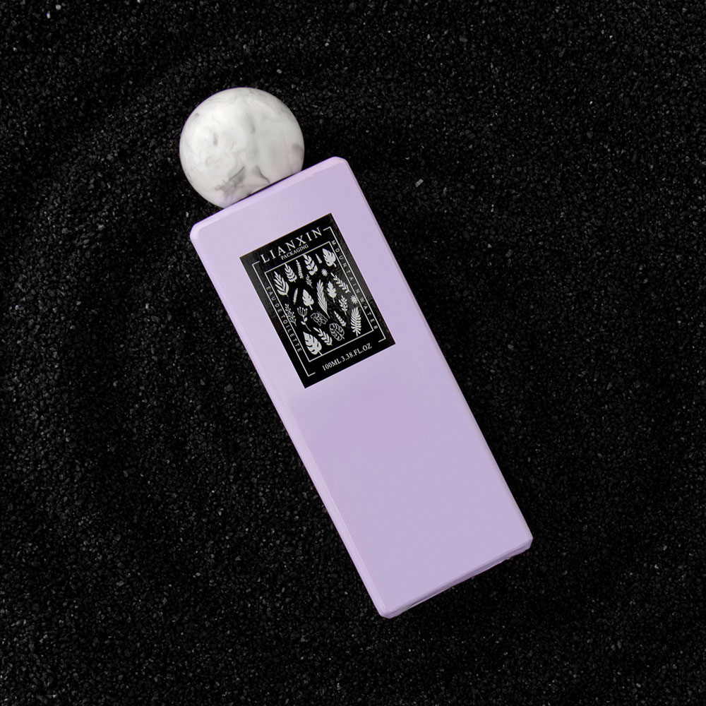 luxury women's perfume purple bottle