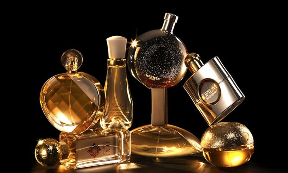 different types of perfume bottles