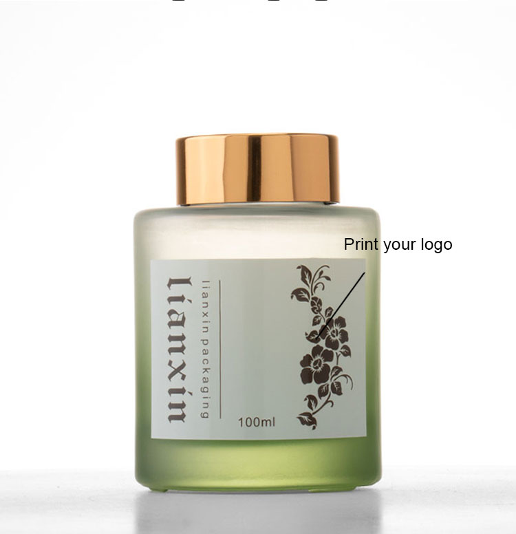 cylinder frosted 100ml reed diffuser bottles
