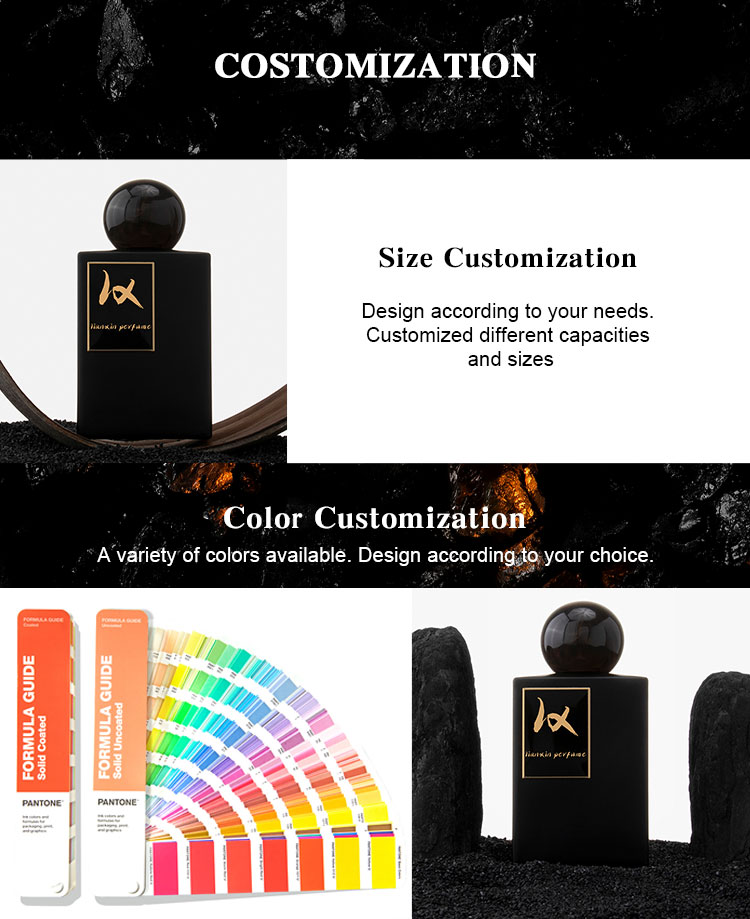 Black Square Perfume Bottle