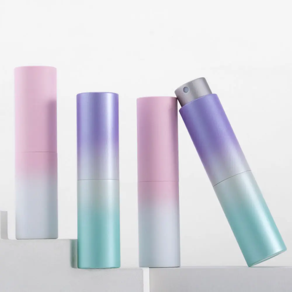 gradient color perfume refill travel bottle