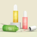 Frosted Glass Dropper Bottles - 1