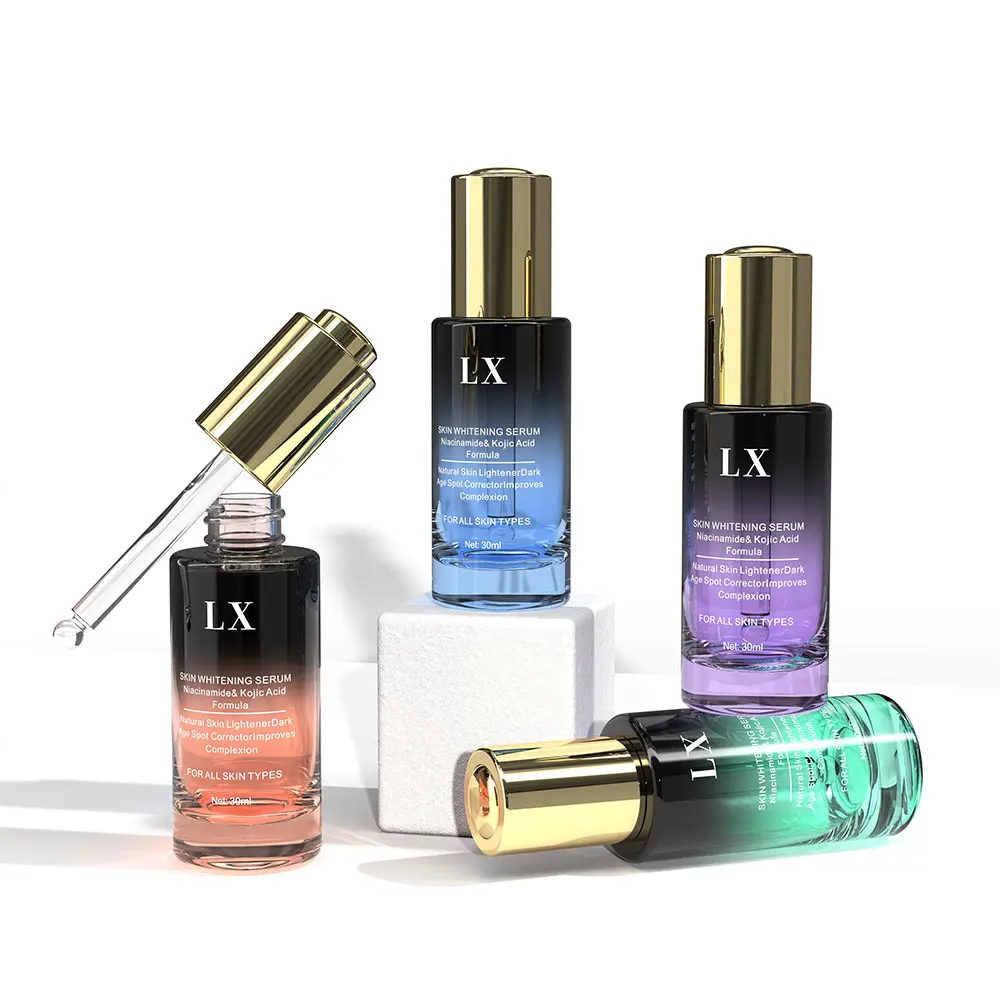 Frosted Glass Dropper Bottles