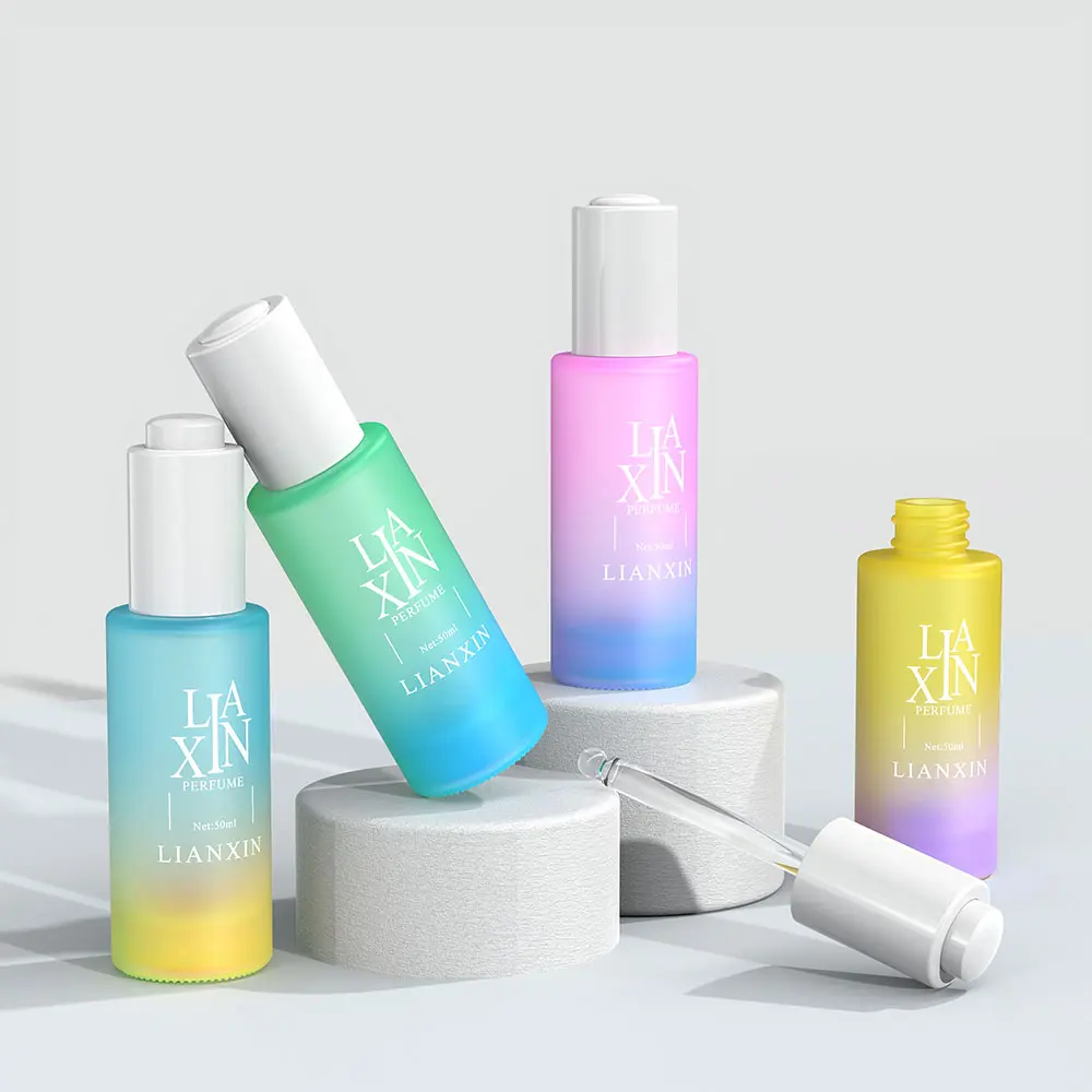 Frosted Glass Dropper Bottles