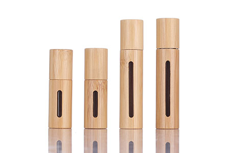 travel perfume bottle bamboo material