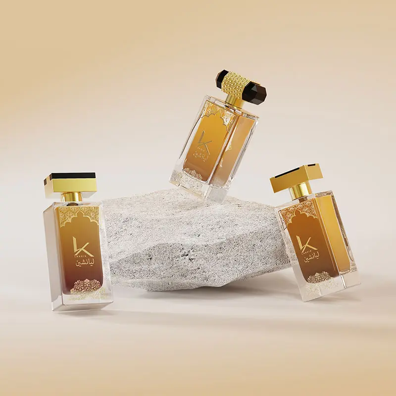 100ml Rectangle Luxury Perfume Glass Bottle