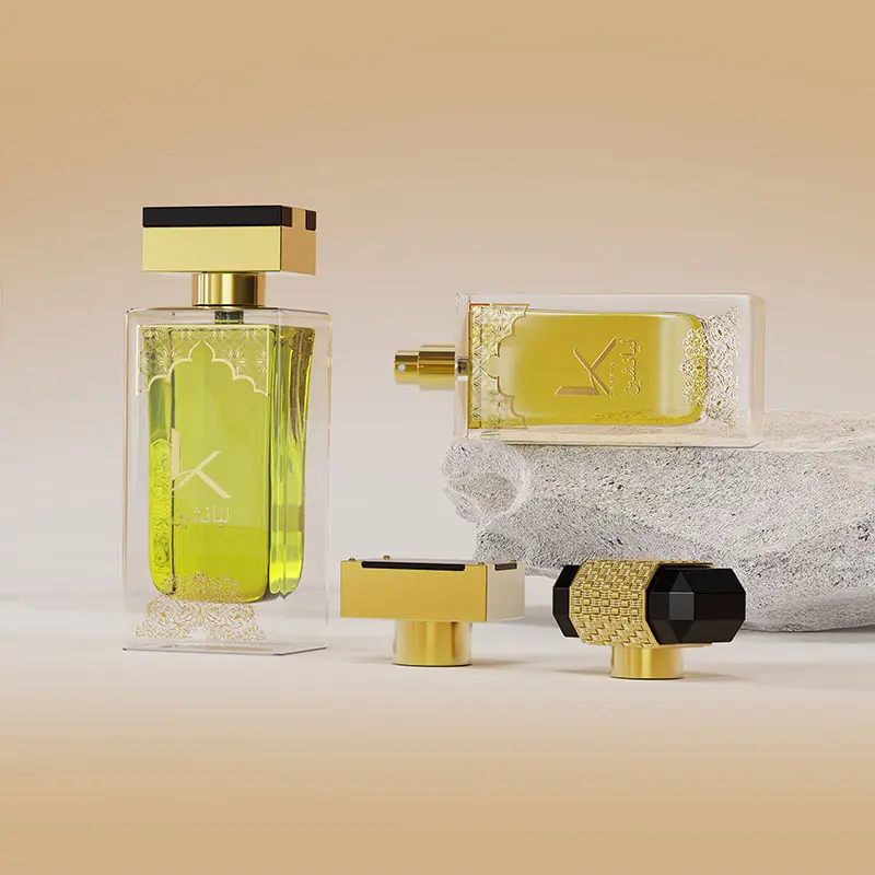 100ml Rectangle Luxury Perfume Glass Bottle