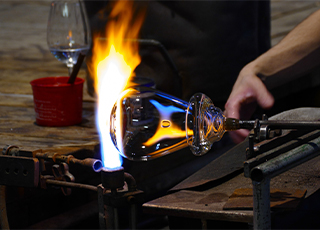 production glass bottles