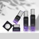 Rectangle Glass Skincare Packaging Set 40ml 100ml 120ml Lotion Pump Bottles & 30g 50g Cream Jars - 1