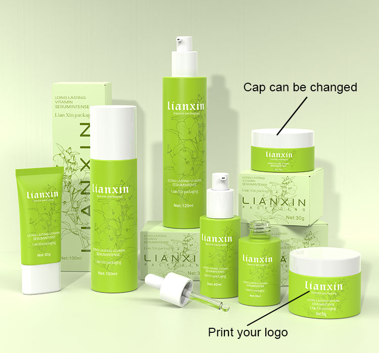 Glass Skincare Packaging Set Custom