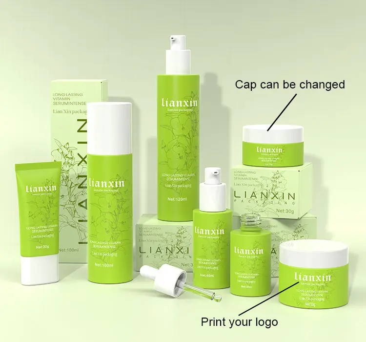 Glass Skincare Packaging Set Custom
