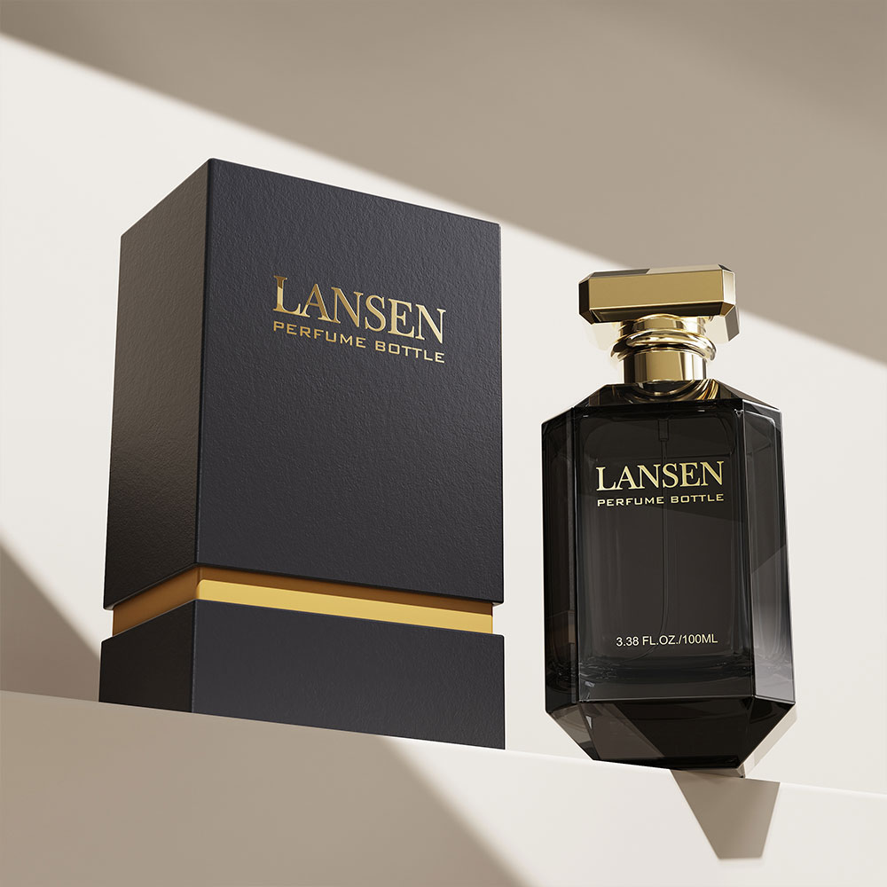 premium fragrance bottle with box