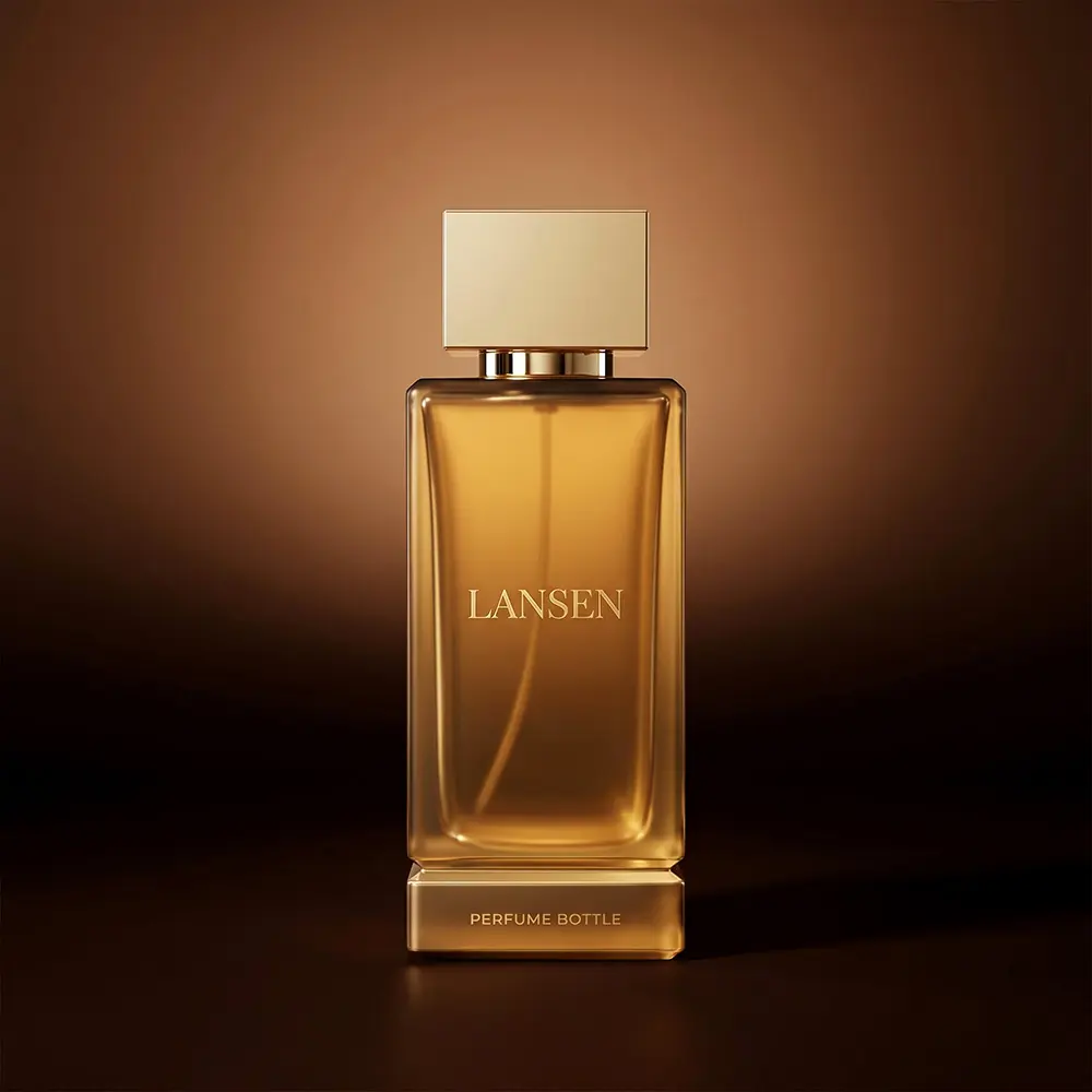 100ml Luxury Square Perfume Bottle With Black Gift Box