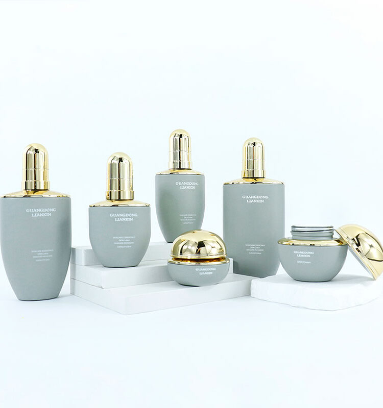 glass skincare bottle